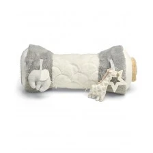 Mamas & Papas Играчка Tummy Time Roll - Welcome to the world Grey