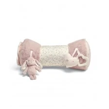 Mamas & Papas Играчка Tummy Time Roll - Welcome to the world Pink