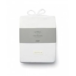 Mamas & Papas Set of 2 bin sheets 35x78cm - White