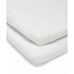 Mamas & Papas Set of 2 bin sheets 50x57cm - White