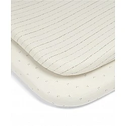 Mamas & Papas Set of 2 bin sheets 50x57cm - Oatmeal