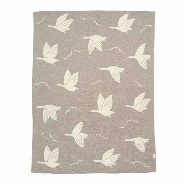 Mamas & Papas Плетено одеяло 70х90см - Welcome To The World Duckling Mocha