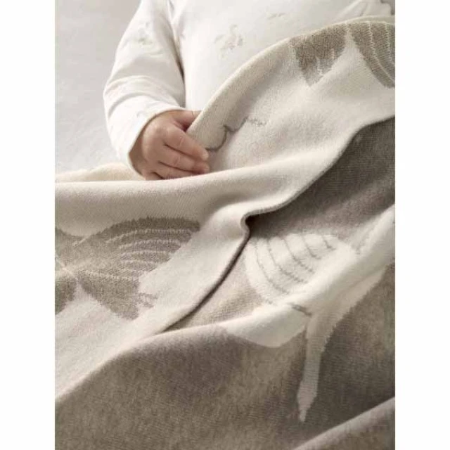 Mamas & Papas Плетено одеяло 70х90см - Welcome To The World Duckling Mocha