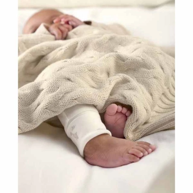 Mamas & Papas Плетено одеяло 70х90см - Welcome To The World Duckling Cable