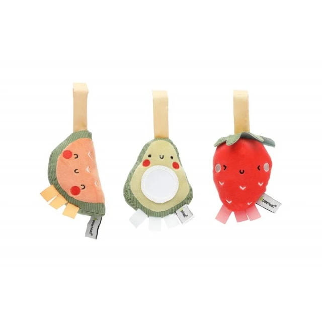 Pearhead Играчка за количка комплект 3 броя ,  Fruit