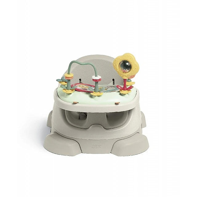 Mamas & Papas Столче за пода и за хранене с активна табла Baby Bug - Clay