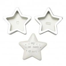 Widdop Bambino Керамична кутийка за зъбче и кичур - Star