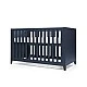 Mamas & Papas Set - Melfi Bed, Dresser and Wardrobe - Midnight Blue