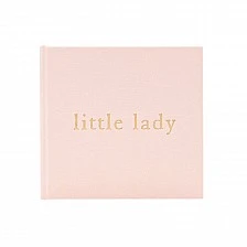 Widdop Bambino Photo Album with Textile Linen Covers for Girls - Little Lady