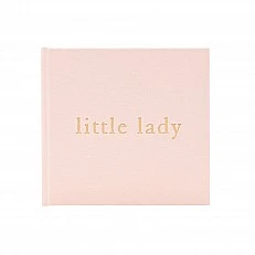 Widdop Bambino Photo Album with Textile Linen Covers for Girls - Little Lady