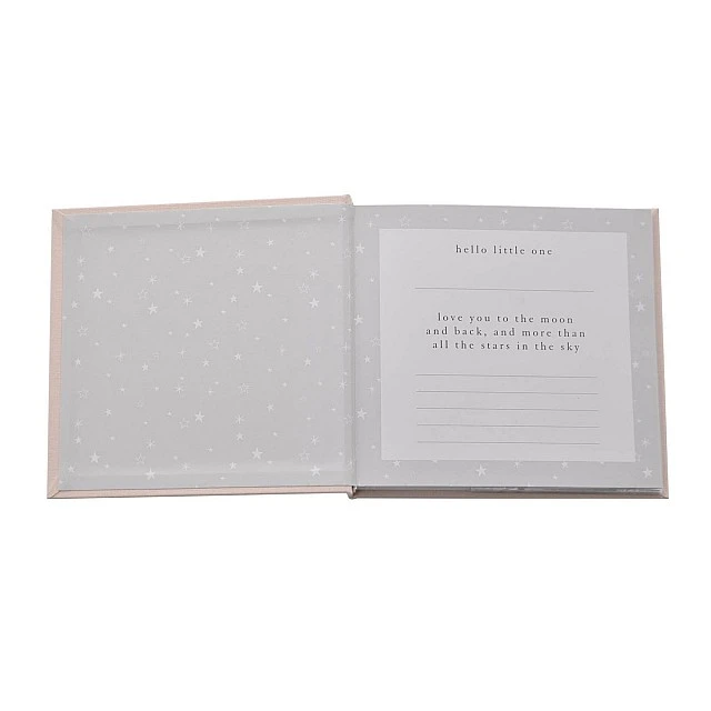 Widdop Bambino Photo Album with Textile Linen Covers for Girls - Little Lady