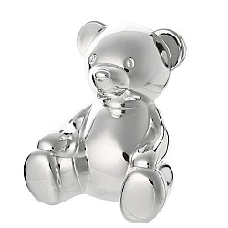Widdop Bambino Посребрена касичка мече - Bear