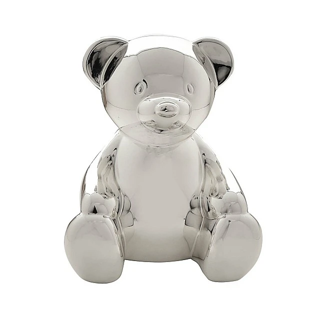 Widdop Bambino Посребрена касичка мече - Bear