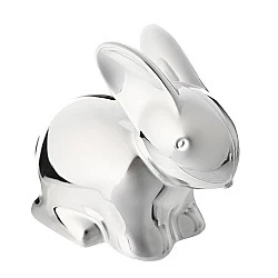 Widdop Bambino Посребрена касичка зайче - Rabbit