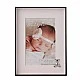 Widdop Bambino silver-plated photo frame with decoration - Teddy Pink