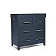 Mamas & Papas Set - Melfi Bed, Dresser and Wardrobe - Midnight Blue