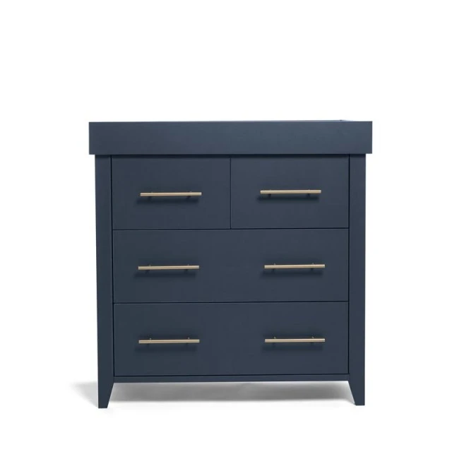 Mamas & Papas Set - Melfi Bed and Dresser - Midnight Blue