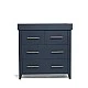 Mamas & Papas Set - Melfi Bed, Dresser and Wardrobe - Midnight Blue