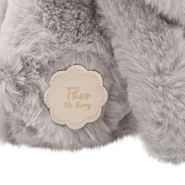 Widdop Softies Плюшена играчка сиво зайче в кутия 35см - Theo