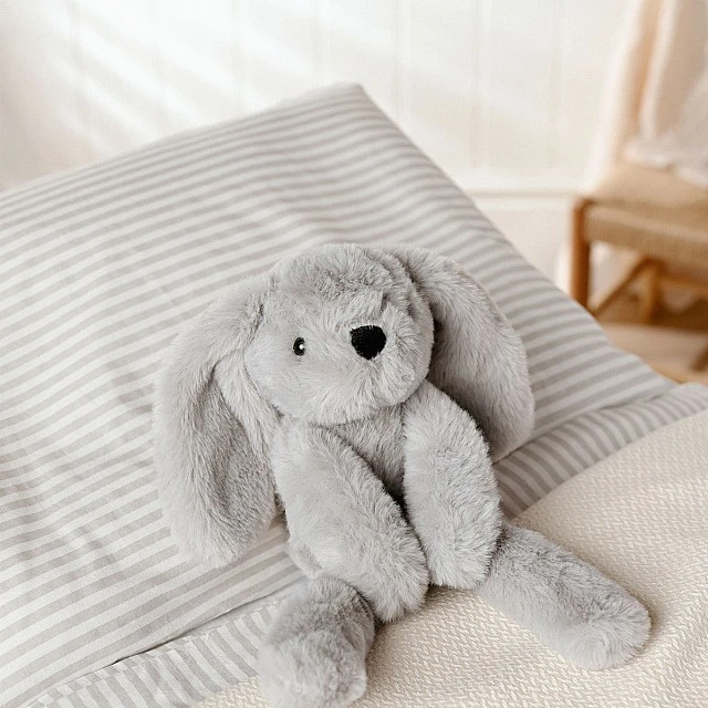 Widdop Softies Плюшена играчка сиво зайче в кутия 35см - Theo