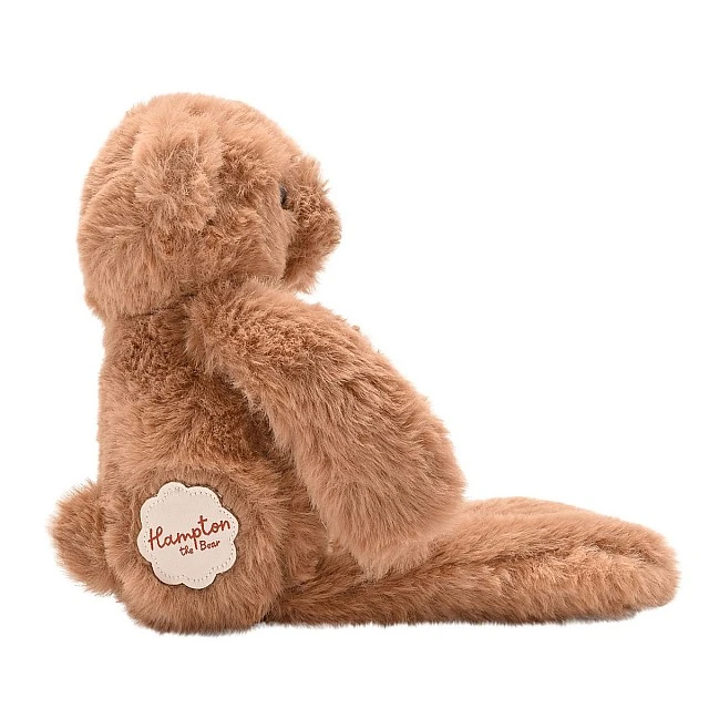 Widdop Softies Плюшена играчка тъмно кафяво мече в кутия 35см - Hampton