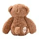 Widdop Softies Плюшена играчка тъмно кафяво мече в кутия 35см - Hampton