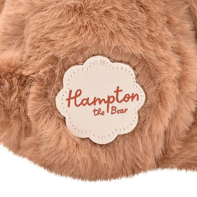 Widdop Softies Плюшена играчка тъмно кафяво мече в кутия 35см - Hampton