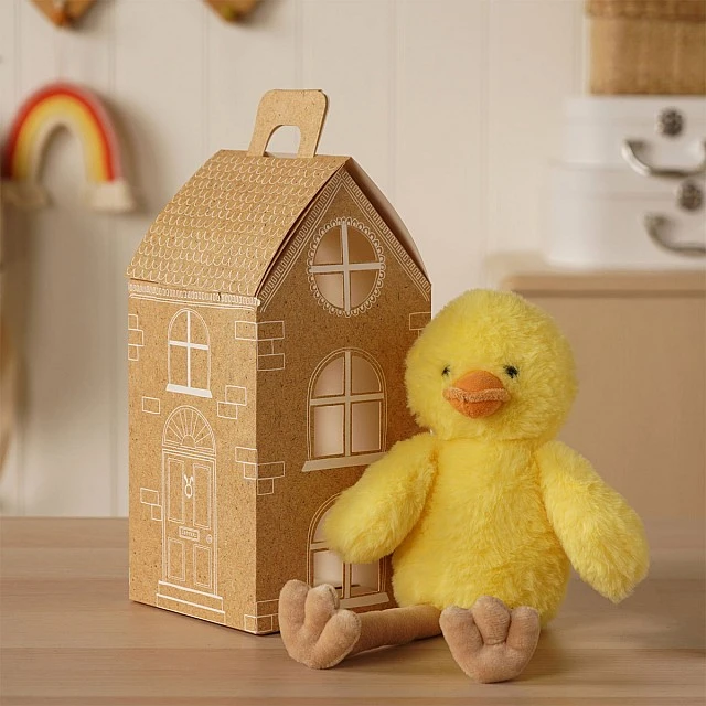 Widdop Softies Плюшена играчка жълто пиле в кутия 30см - Chick