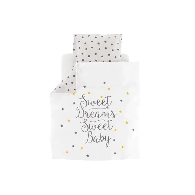 Traumeland Bed sheet set Dream of stars yellow