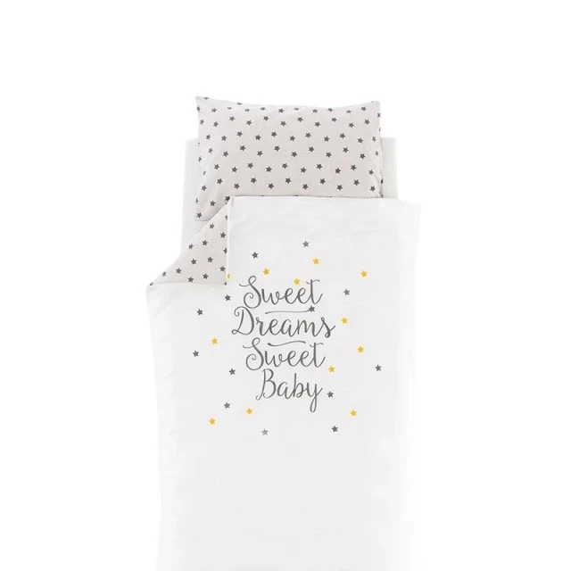 Traumeland Bed sheet set Dream of stars yellow