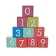 Large wooden set for children with cubes, puzzle and constructor (damaged packaging)