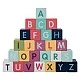 Large wooden set for children with cubes, puzzle and constructor (damaged packaging)