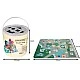Large wooden set for children with cubes, puzzle and constructor (damaged packaging)