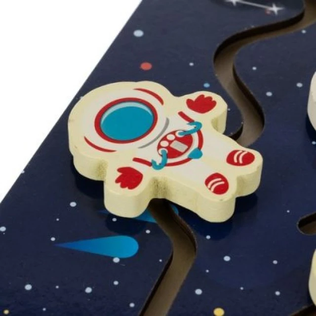 Montessori wooden puzzle Solar System - Kruzzel