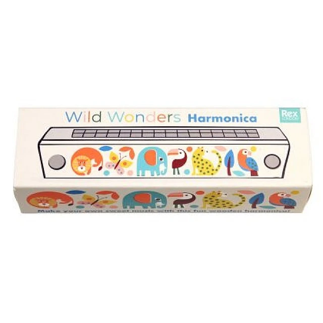 Wooden harmonica - Wild animals - Rex London