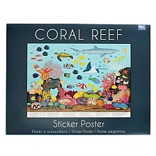 Reusable Sticker Poster - Coral Reef - Rex London