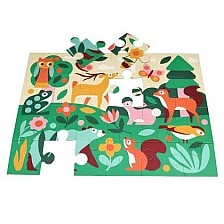 Floor puzzle (24 pieces) - Forest - Rex London