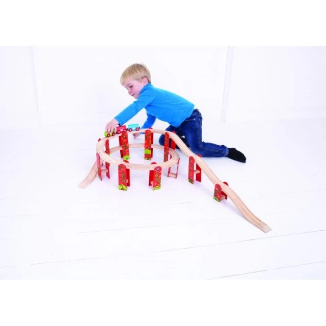 Bigjigs- Wooden track with rails