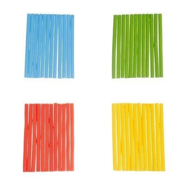 Wooden math game based on the Montessori method