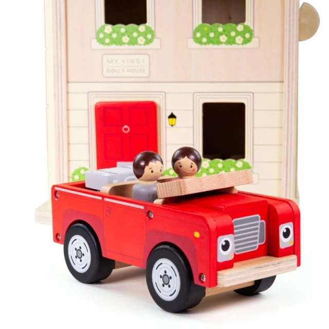 Bigjigs- Wooden folding dollhouse