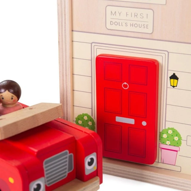 Bigjigs- Wooden folding dollhouse