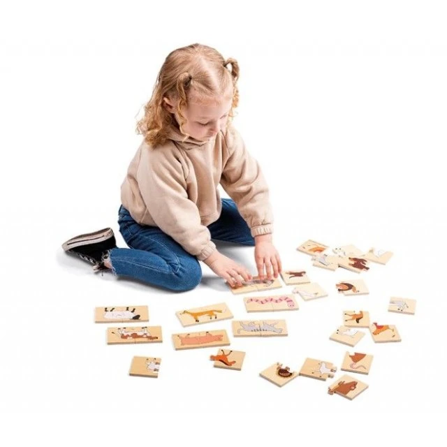 Bigjigs- Wooden matching puzzle - Farm life