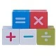 Large wooden set for children with cubes, puzzle and constructor