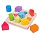 Bigjigs- Wooden children’s geometric shape sorter