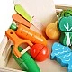 Wooden vegetable cutting board and accessories - 34 pieces - Kruzzel