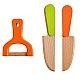Wooden vegetable cutting board and accessories - 34 pieces - Kruzzel