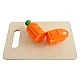 Wooden vegetable cutting board and accessories - 34 pieces - Kruzzel