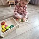 Wooden vegetable cutting board and accessories - 34 pieces - Kruzzel