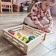 Wooden vegetable cutting board and accessories - 34 pieces - Kruzzel