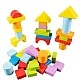 Wooden blocks - 100 pieces - Kruzzel